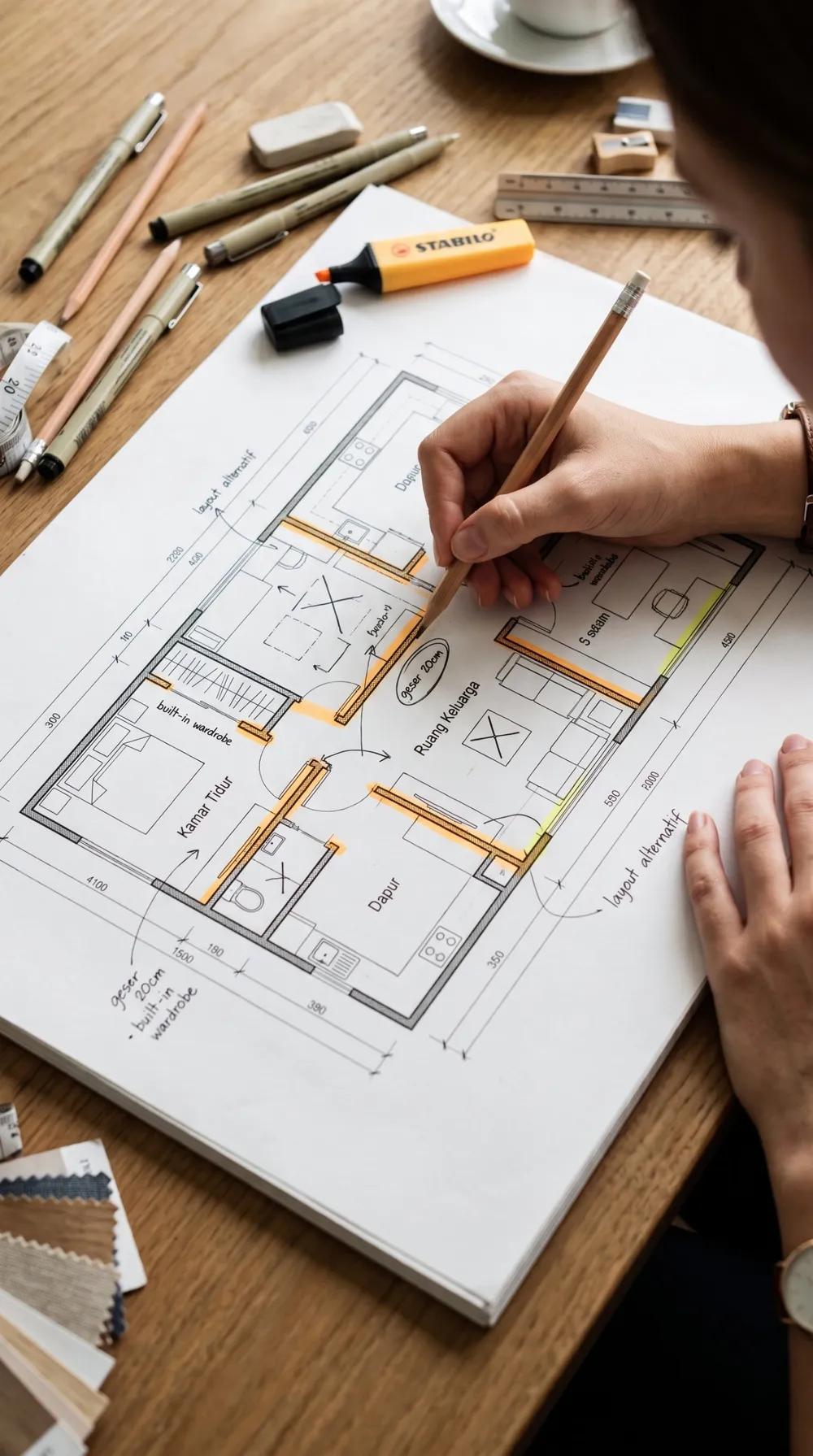 Proses desain interior