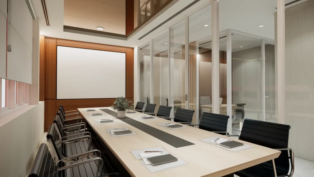 desain ruang meeting modern jakarta selatan