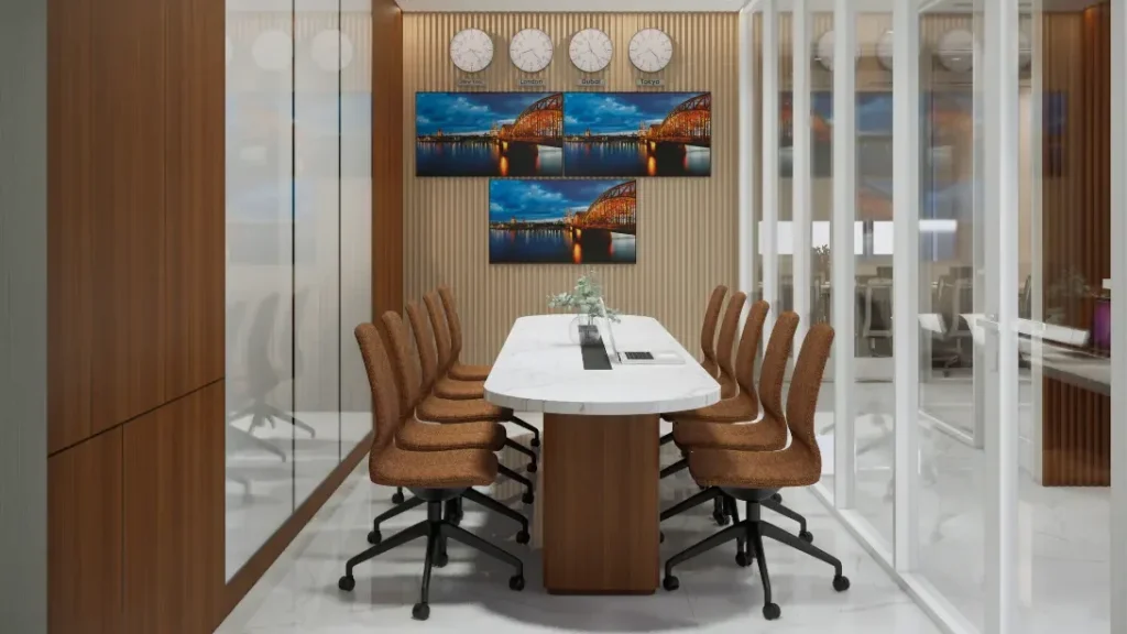 desain ruang meeting modern kemang